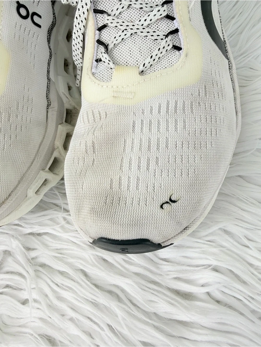 On Running White and Black Women's Sneakers